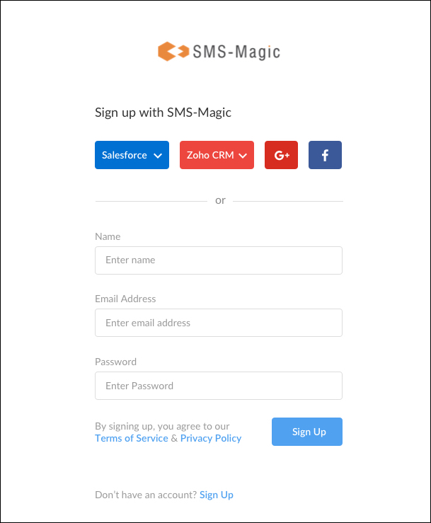 singup-sms-magic-zoho-1